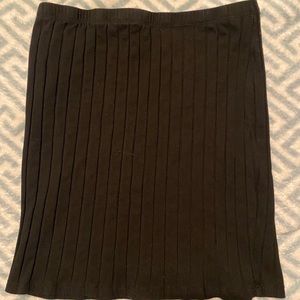shein black skirt